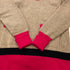 CHANEL VINTAGE COCOMARK COLOR BLOCK KNIT GOLD BOTTON BEIGE PINK RTW 90283646 - PURPOSE
