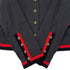 CHANEL VINTAGE COCO BUTTON JACKET SKIRT SET GRAY RED WOOL 40 94A RTW 90283647 - PURPOSE