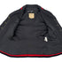 CHANEL VINTAGE COCO BUTTON JACKET SKIRT SET GRAY RED WOOL 40 94A RTW 90283647 - PURPOSE