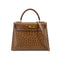 HERMES KELLY 28 SELLIER ETRUSQUE OSTRICH HAND SHOULDER BAG □A GHW 90283904 - PURPOSE