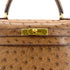 HERMES KELLY 28 SELLIER ETRUSQUE OSTRICH HAND SHOULDER BAG □A GHW 90283904 - PURPOSE
