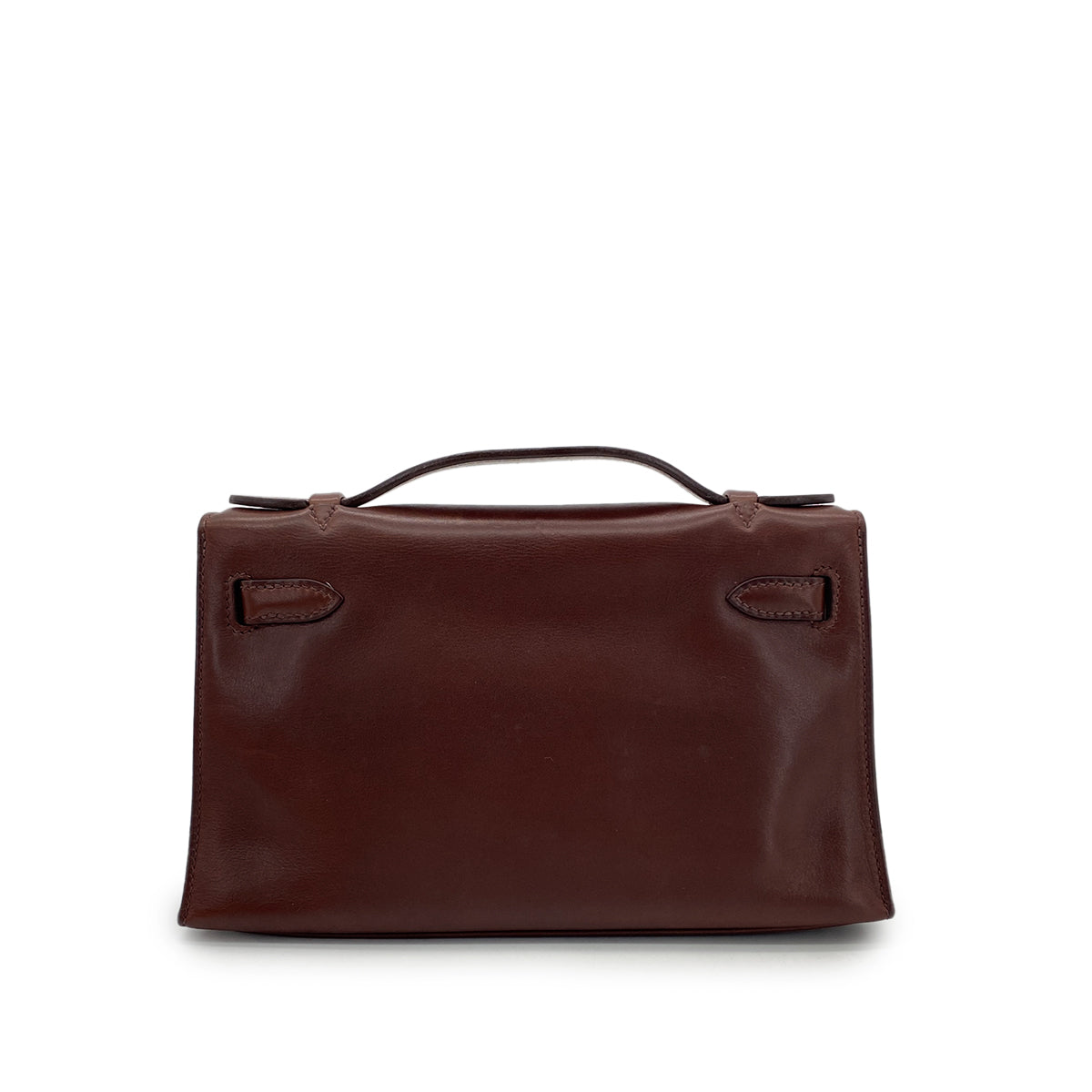 HERMES POCHETTE KELLY SELLIER HAVANNE VEAU GULLIVER HAND BAG □I SHW 90283908