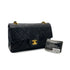 CHANEL VINTAGE CLASSIC FLAP SMALL CHAIN SHOULDER BAG BLACK LAMB SKIN 90283912 - PURPOSE