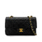 CHANEL VINTAGE CLASSIC FLAP SMALL CHAIN SHOULDER BAG BLACK LAMB SKIN 90283914 - PURPOSE