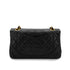 CHANEL VINTAGE CLASSIC FLAP SMALL CHAIN SHOULDER BAG BLACK LAMB SKIN 90283914 - PURPOSE