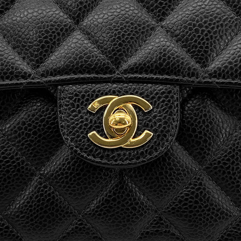 CHANEL VINTAGE MINI MATELASSE CHAIN SHOULDER BAG BLACK CAVIAR SKIN 90283915 - PURPOSE
