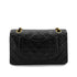 CHANEL VINTAGE CLASSIC FLAP SMALL CHAIN SHOULDER BAG BLACK LAMB SKIN 90283916 - PURPOSE