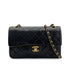 CHANEL VINTAGE CLASSIC FLAP SMALL CHAIN SHOULDER BAG BLACK LAMB SKIN 90283917 - PURPOSE