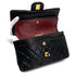CHANEL VINTAGE CLASSIC FLAP SMALL CHAIN SHOULDER BAG BLACK LAMB SKIN 90283917 - PURPOSE