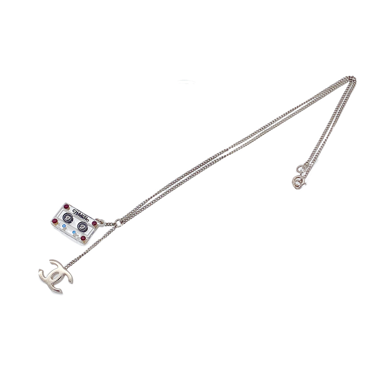 CHANEL NECKLACE COCOMARK CASSETTE TAPE ACCESSORY 04P 90283919