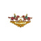 HERMES CHILDREN AND DOGS BROOCH ENAMEL GOLD ACCESSORY 90283921 - PURPOSE