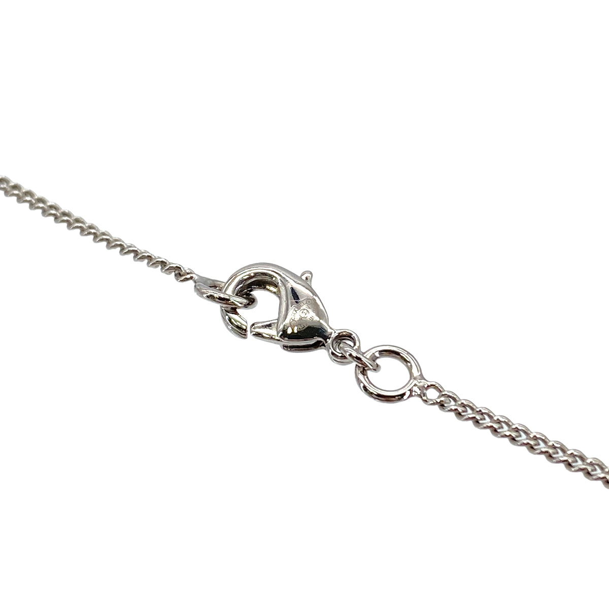 CHANEL NECKLACE COCOMARK RHINESTONE SILVER ACCESSORY 09V 90283926