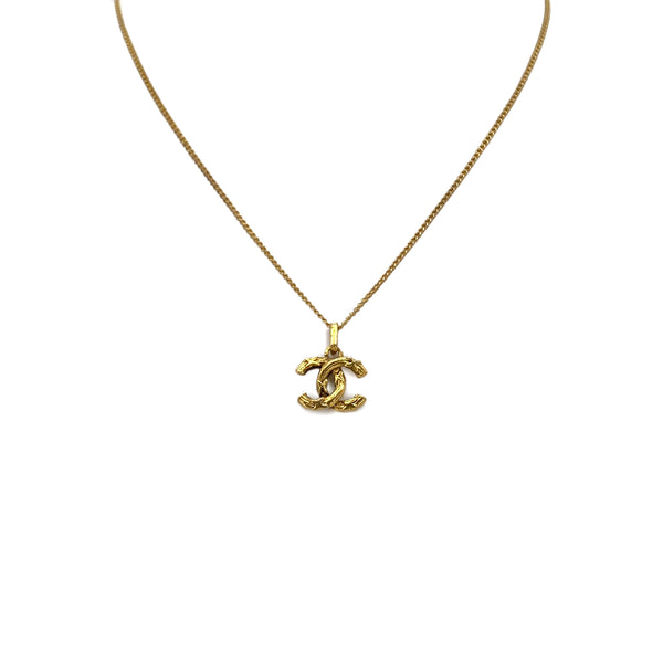 CHANEL VINTAGE NECKLACE COCOMARK GOLD ACCESSORY 90283928 - PURPOSE