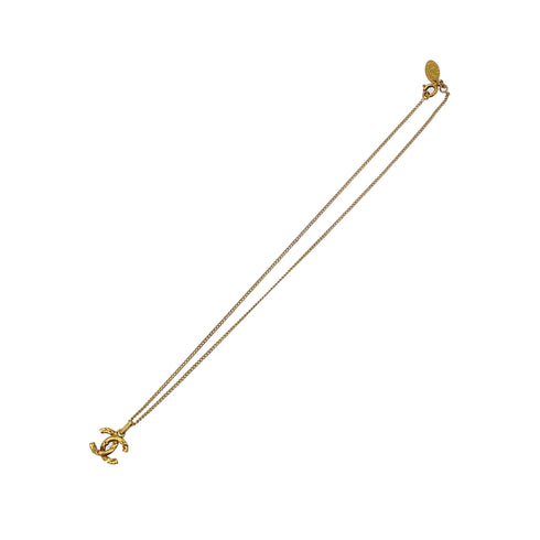 CHANEL VINTAGE NECKLACE COCOMARK GOLD ACCESSORY 90283928 - PURPOSE