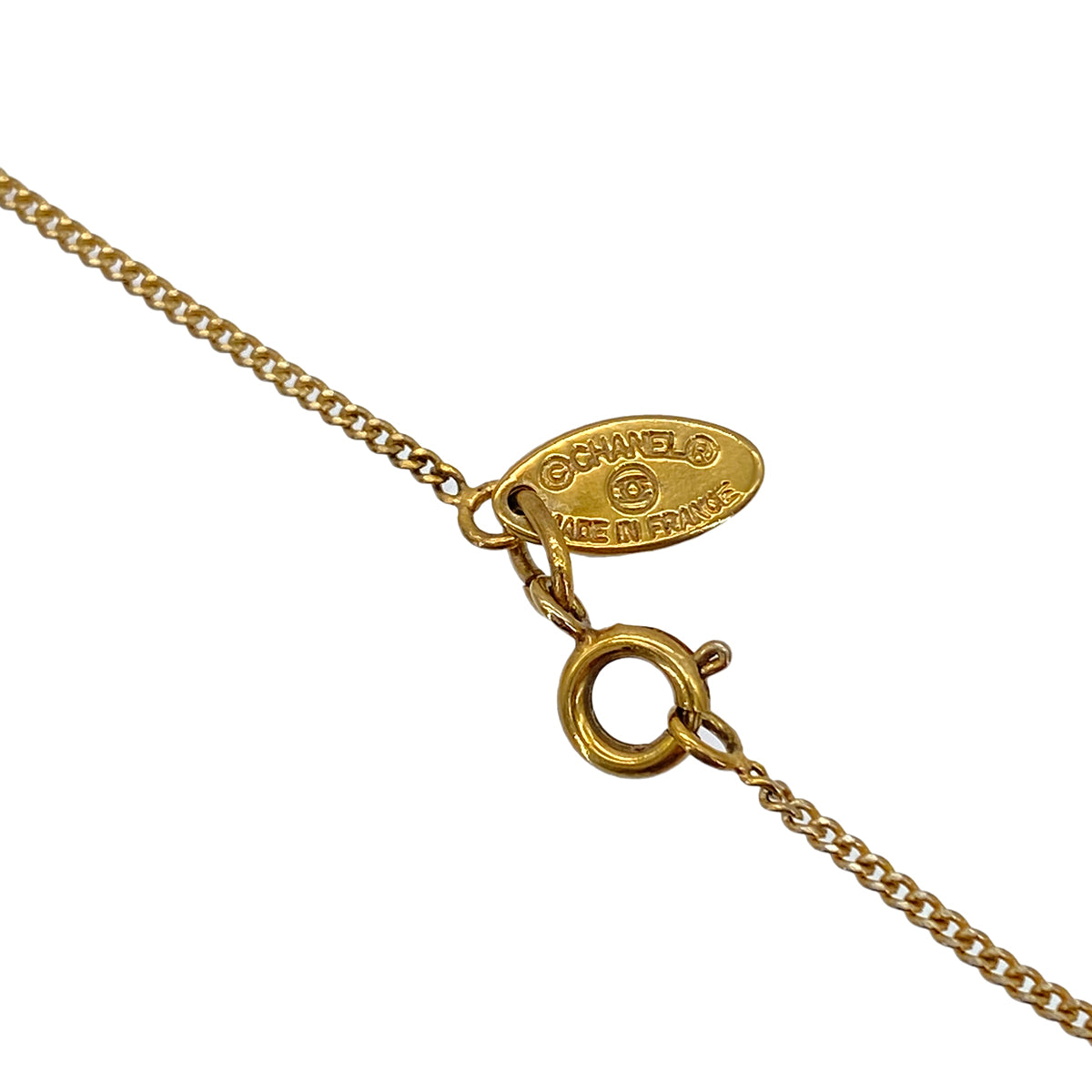 CHANEL VINTAGE NECKLACE COCOMARK GOLD ACCESSORY 90283928