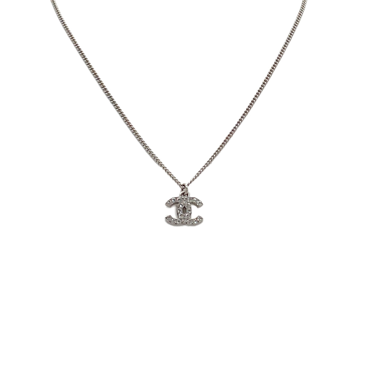 CHANEL NECKLACE COCOMARK RHINESTONE ACCESSORY F12V 90283936