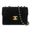 CHANEL VINTAGE JUMBO MATELASSE 30 CHAIN SHOULDER BAG BLACK VELOR 90283973 - PURPOSE