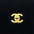 CHANEL VINTAGE JUMBO MATELASSE 30 CHAIN SHOULDER BAG BLACK VELOR 90283973 - PURPOSE