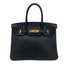 HERMES BIRKIN 30 BLACK TAURILLON CLEMENCE HAND BAG A GHW 90283975 - PURPOSE