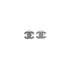CHANEL EARRINGS COCOMARK RHINESTONE SILVER ACCESSORY 08V 90283982 - PURPOSE