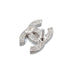 CHANEL EARRINGS COCOMARK RHINESTONE SILVER ACCESSORY 08V 90283982 - PURPOSE