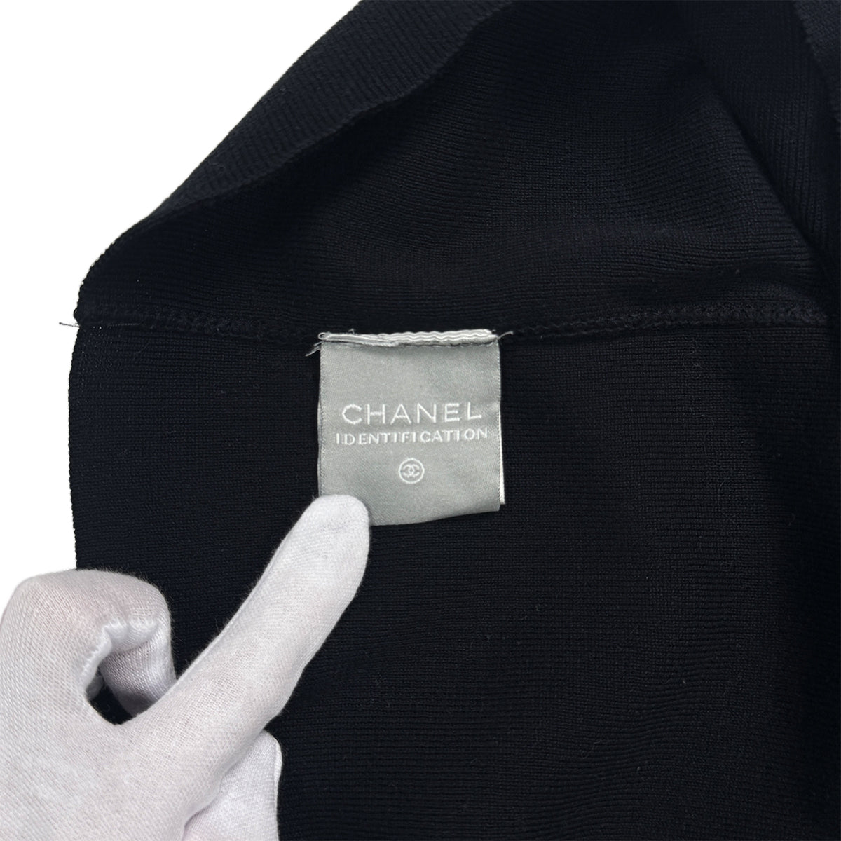 CHANEL SPORTS LINE COCOMARK LOGO TOPS BLACK WHITE COTTON 40 04P RTW 90283995