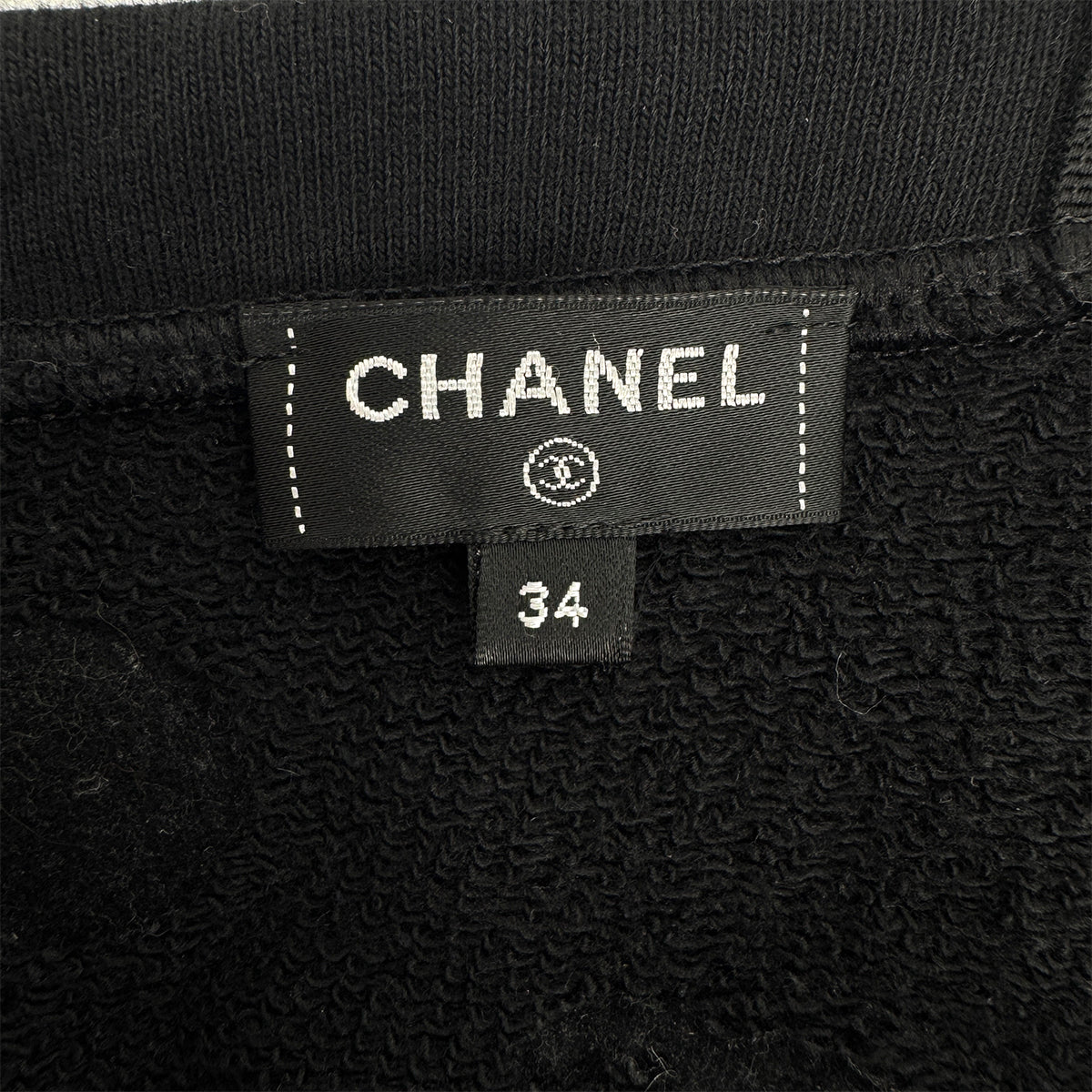 CHANEL OVERALLS COCOMARK RHINESTONE RUNWAY BLACK 34 P71 RTW 90283997