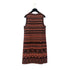 CHANEL GREECE BURNT SLEEVELESS DRESS ORANGE BLACK PAPER 38 P58 RTW 90284008 - PURPOSE