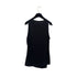 CHANEL SLEEVELESS TOPS CAMELLIA COCOMARK BLACK SILK 38 P58 RTW 90284010 - PURPOSE