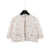 CHANEL GLITTER JACKET COCOMARK RHINESTONE SEQUINS WHITE COTTON 34 P76 RTW 90284024 - PURPOSE