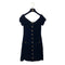 CHANEL VINTAGE GRIPOIX BUTTON DRESS BLACK VELOR 36 96A RTW 90284030 - PURPOSE