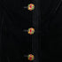 CHANEL VINTAGE GRIPOIX BUTTON DRESS BLACK VELOR 36 96A RTW 90284030 - PURPOSE