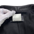 CHANEL TWEED JACKET COLOR STONE RHINESTONE BUTTON BLACK COTTON 38 P43 RTW 90284032 - PURPOSE