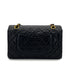 CHANEL VINTAGE CLASSIC FLAP MEDIUM CHAIN SHOULDER BAG BLACK LAMB SKIN 90284155 - PURPOSE