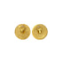 CHANEL VINTAGE EARRINGS COCOMARK GREEN ROUND ACCESSORY 93C 90284391 - PURPOSE