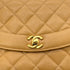 CHANEL VINTAGE MATELASSE CHAIN SHOULDER BAG BEIGE CAVIAR SKIN 90284398 - PURPOSE