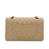 CHANEL CLASSIC FLAP MEDIUM CHAIN SHOULDER BAG BEIGE CAVIAR SKIN 90284407