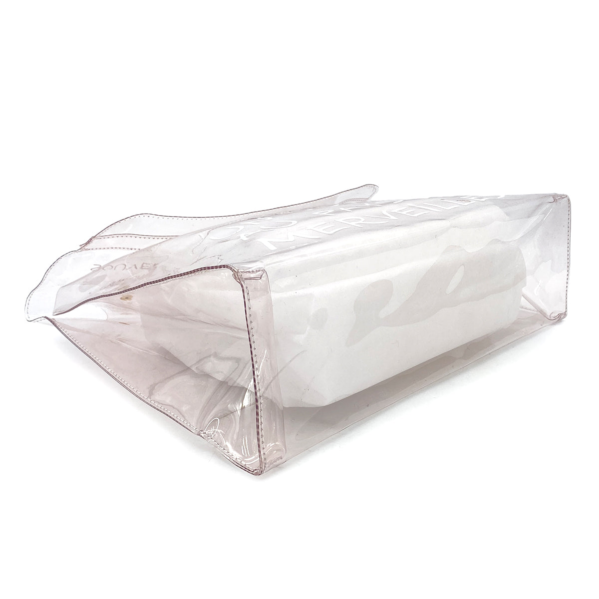 HERMES VINYL KELLY SOUVENIRDEL' EXPOSITION 1997 CLEAR HAND BAG 90284415