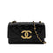 CHANEL VINTAGE MATELASSE BIG COCO CHAIN SHOULDER BAG BLACK LAMB SKIN 90284418 - PURPOSE