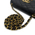 CHANEL VINTAGE MATELASSE BIG COCO CHAIN SHOULDER BAG BLACK LAMB SKIN 90284418 - PURPOSE