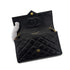 CHANEL VINTAGE MATELASSE BIG COCO CHAIN SHOULDER BAG BLACK LAMB SKIN 90284418 - PURPOSE