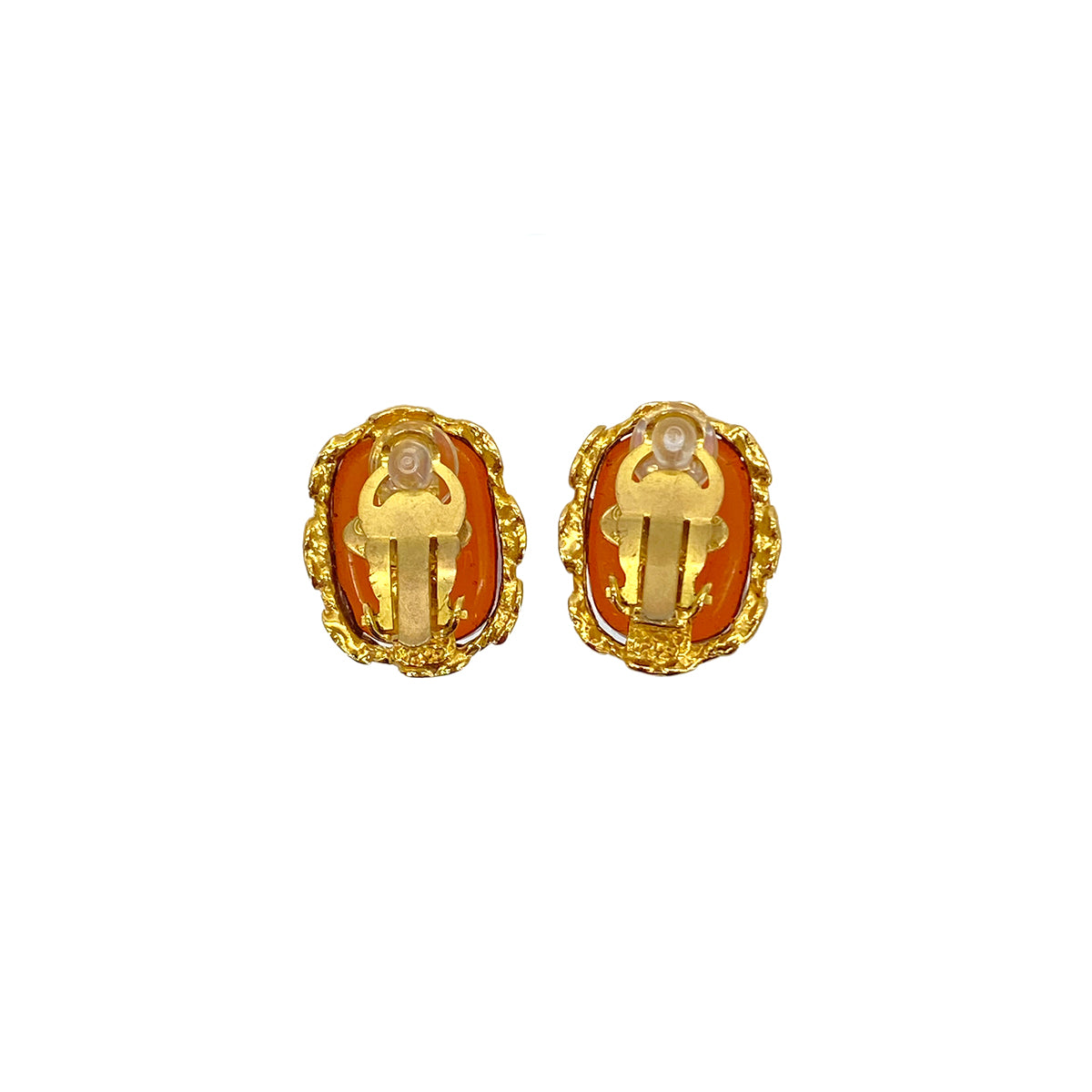 CHANEL VINTAGE EARRINGS COCOMARK COLOR STONE ACCESSORY 28 90284419