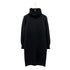CHANEL VINTAGE COCO BUTTON KNIT DRESS BLACK WOOL 36 RTW 90284424