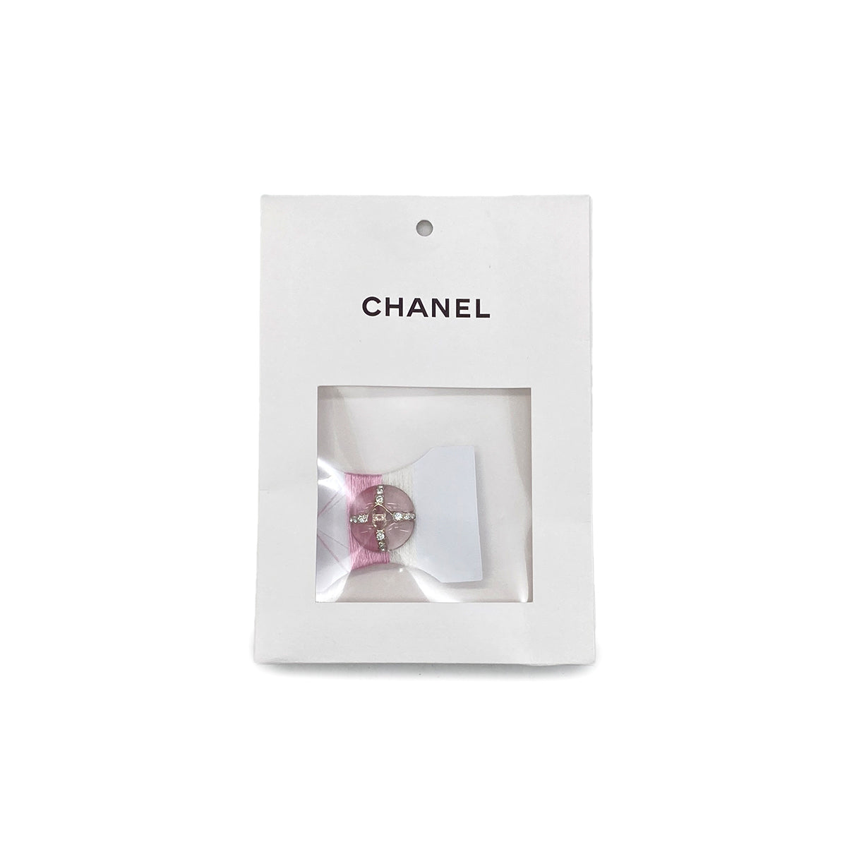 CHANEL CARDIGAN COCO MARK BORDER PATTERN PINK WHITE BISCOSE 34 P76 RTW 90284426