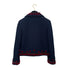 CHANEL VINTAGE TWEED JACKET NAVY RED WOOL 38 97A RTW 90284427 - PURPOSE