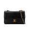 CHANEL VINTAGE CHAIN SHOULDER BAG BLACK LIZARD 90284556 - PURPOSE