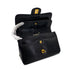CHANEL VINTAGE CHAIN SHOULDER BAG BLACK LIZARD 90284556 - PURPOSE