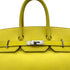 HERMES CANDY BIRKIN 35 LIME GRIS PERLE VEAU EPSOM HAND BAG □O SHW 90284559 - PURPOSE