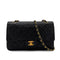 CHANEL VINTAGE CLASSIC FLAP MEDIUM CHAIN SHOULDER BAG BLACK LAMB SKIN 90284563 - PURPOSE