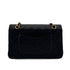 CHANEL VINTAGE CLASSIC FLAP MEDIUM CHAIN SHOULDER BAG BLACK LAMB SKIN 90284563 - PURPOSE